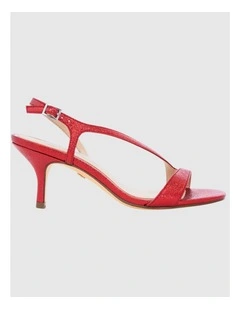 Bubbles Sandals in Red Rouge Stellar Glow