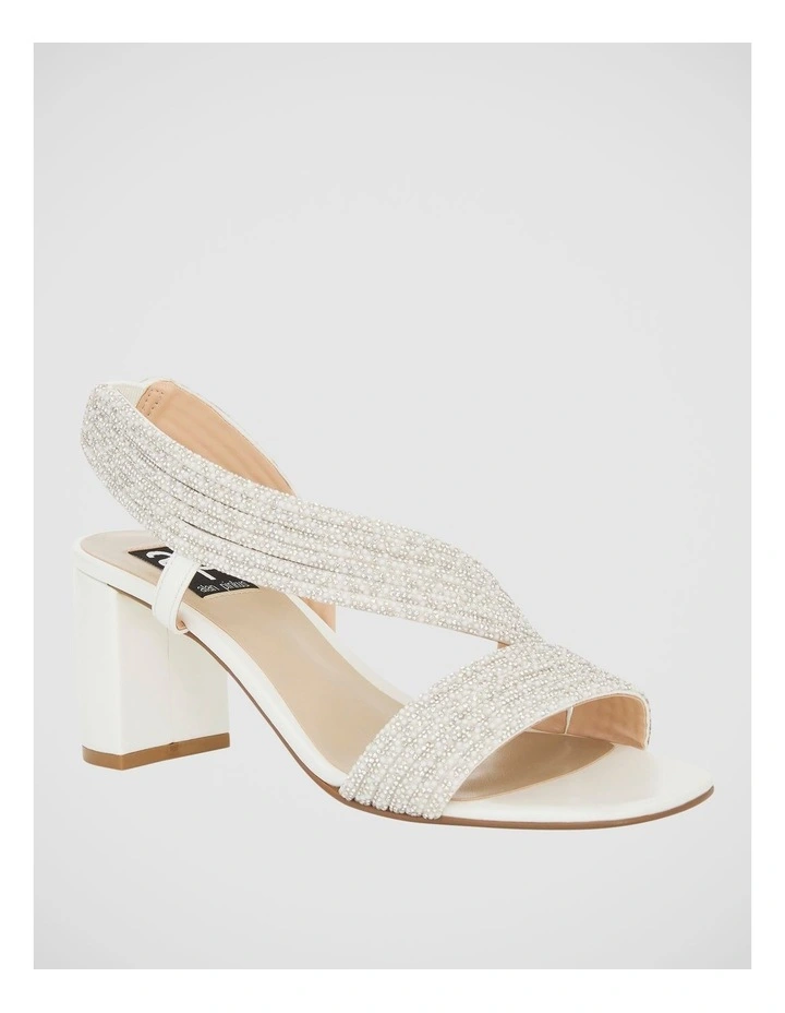 Aralyn Sandals in White Pearl image 2
