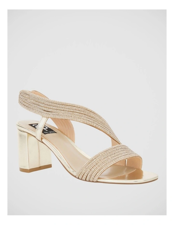 Aralyn Heeled Sandals in Gold image 2