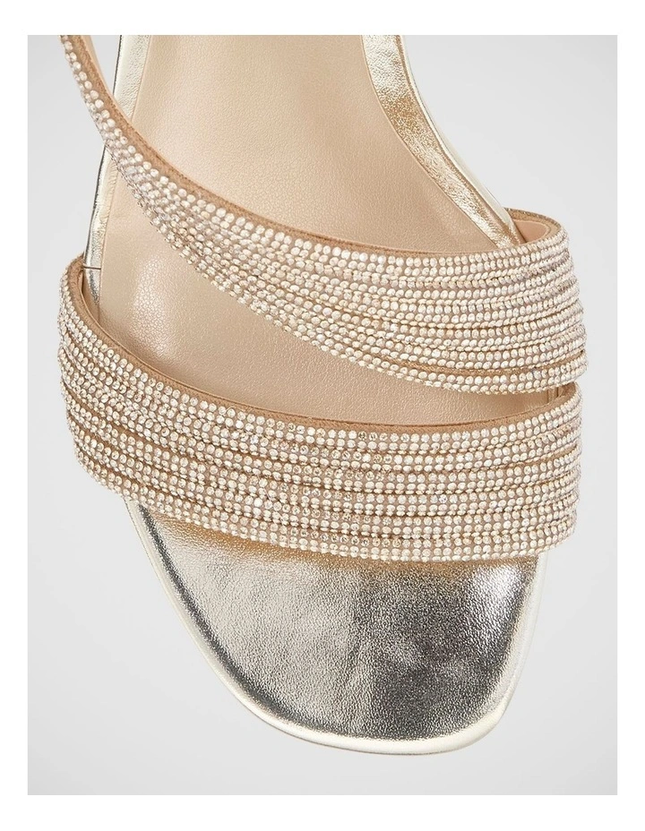 Aralyn Heeled Sandals in Gold image 4