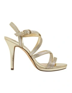 Reatha Platino Glitter Sandals