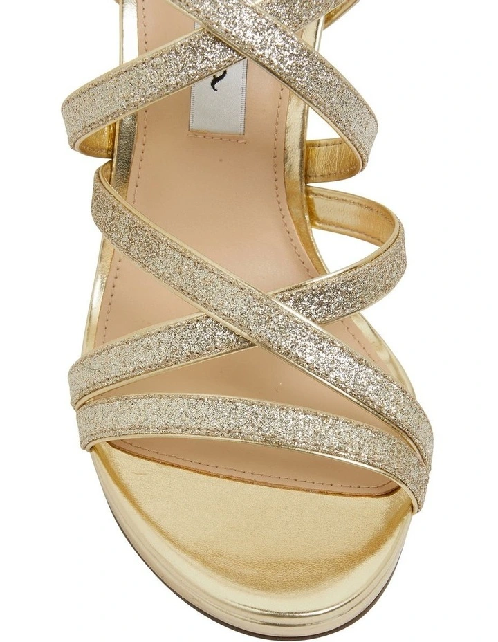 Reatha Platino Glitter Sandals image 6