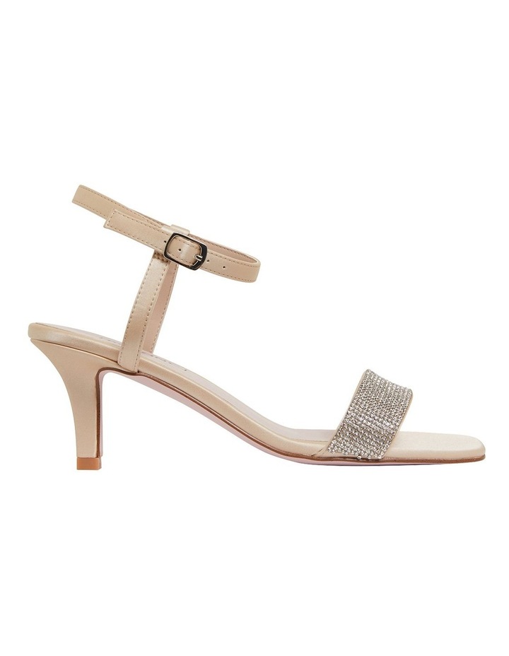 Icon Baby Pink Satin Sandals in Baby Pink Satin