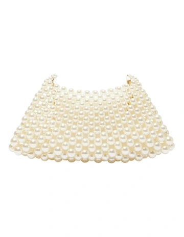 Hallie Bag in Ivory Bead