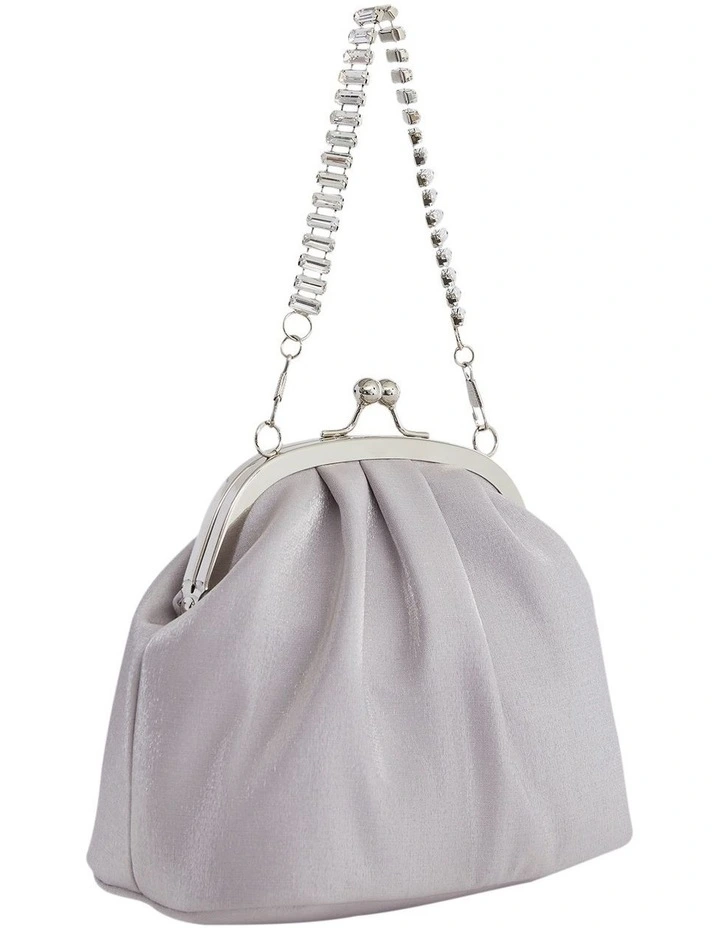 Elsbeth Bags in Silver Metallic Shine image 2