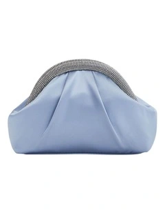 Jane Bags in Icy Blue Satin