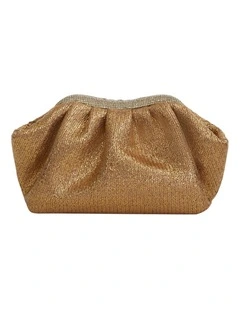 Zayla Bags in Gold Metallic