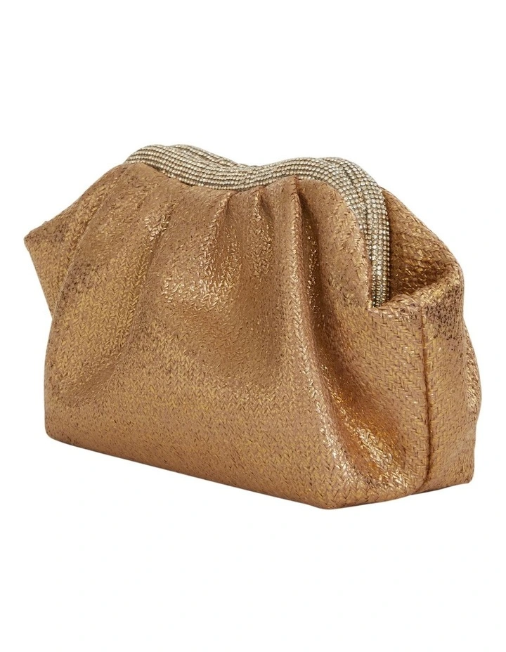 Zayla Bags in Gold Metallic image 2