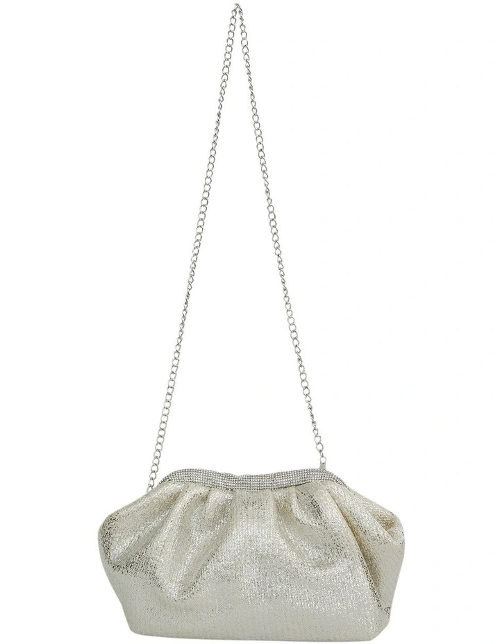 Zayla Bags in Silver Metallic image 3