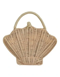 Shelly Bags in Light Natural Rattan