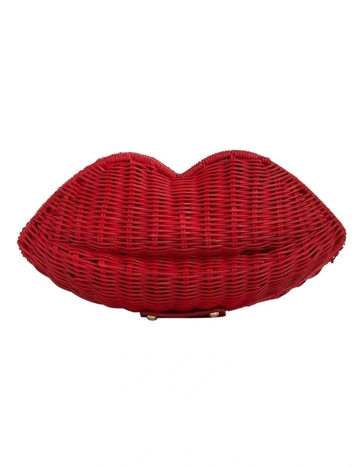 Kiss Bags in Red Rattan image 1