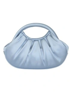 Bren Bag in Icy Blue Satin