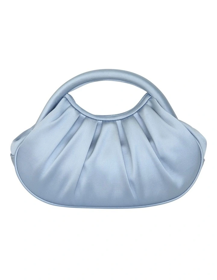 Bren Bag in Icy Blue Satin image 1