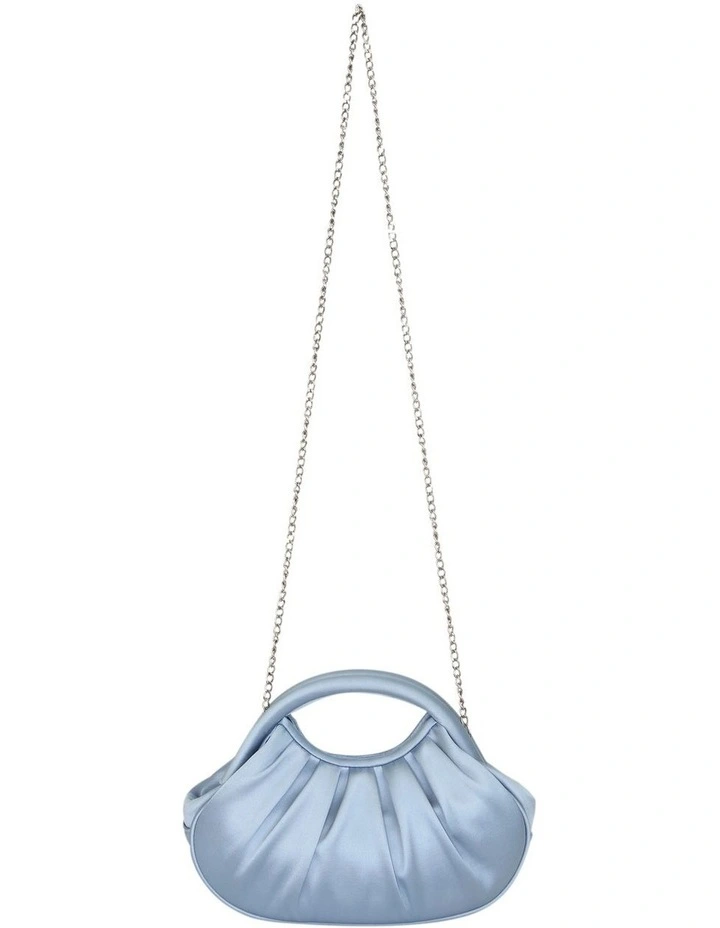Bren Bag in Icy Blue Satin image 4