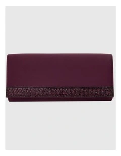 Aurella Evening Bag in Bordeaux