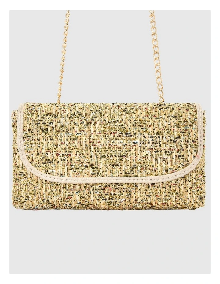 Cerise Evening Bag in Gold Multi image 1