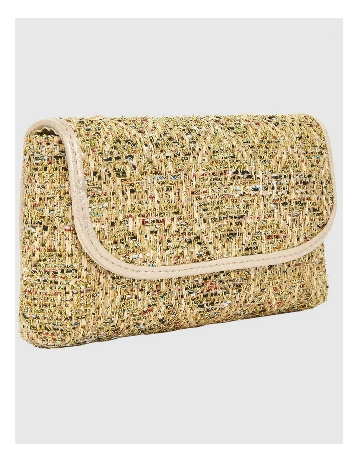 Cerise Evening Bag in Gold Multi image 3