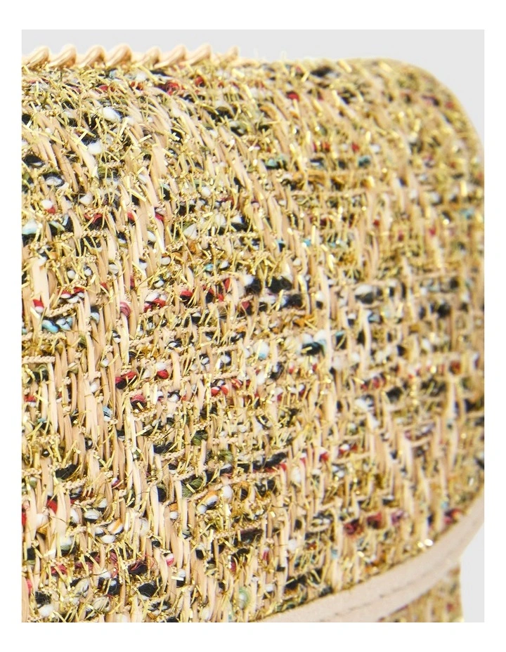 Cerise Evening Bag in Gold Multi image 4
