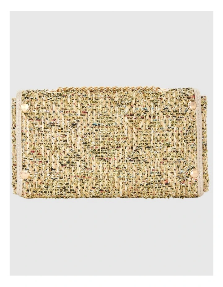 Cerise Evening Bag in Gold Multi image 5