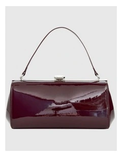 Delsie Evening Bag in Bordeaux