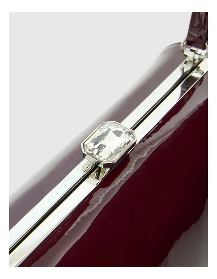 Delsie Evening Bag in Bordeaux image 4