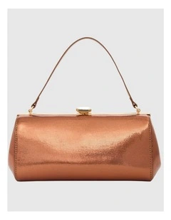 Delsie Evening Bag in Bronze