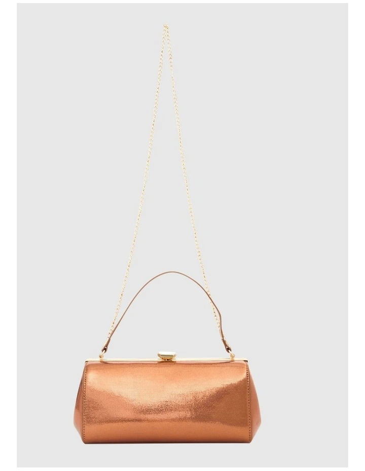 Delsie Evening Bag in Bronze image 2