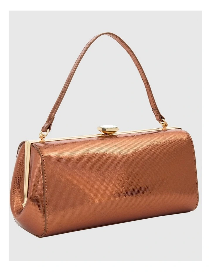 Delsie Evening Bag in Bronze image 3
