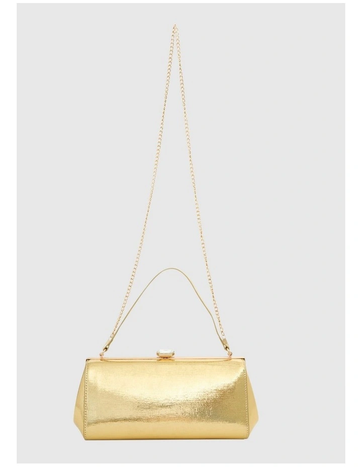Delsie Evening Bag in Gold image 2