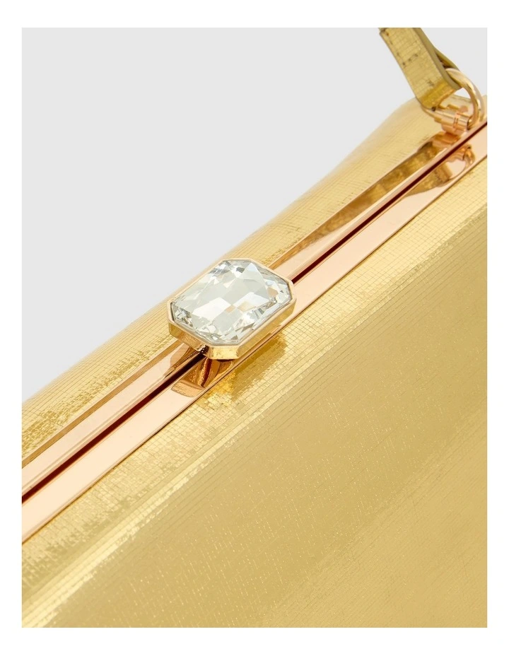 Delsie Evening Bag in Gold image 4