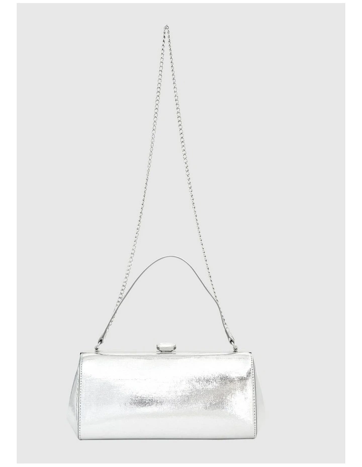 Delsie Evening Bag in Silver image 2
