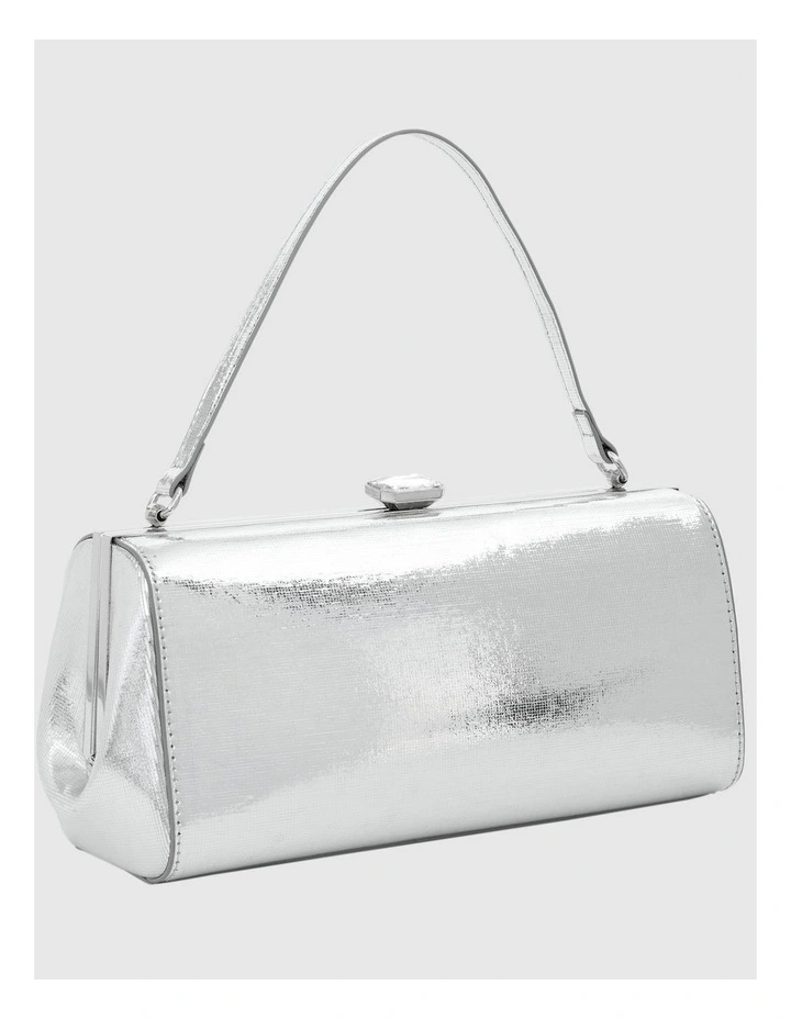 Delsie Evening Bag in Silver image 3
