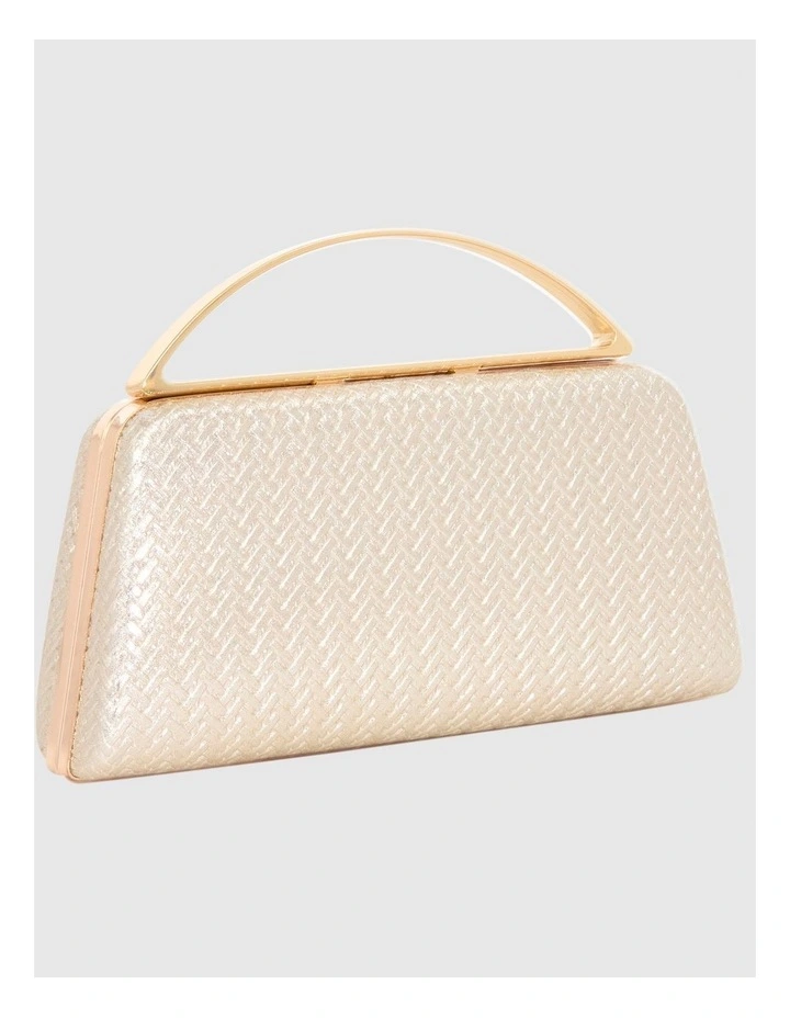 Genesis Evening Bag in Lt Gold image 3