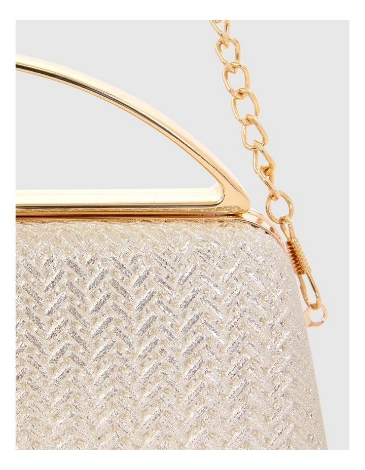 Genesis Evening Bag in Lt Gold image 4