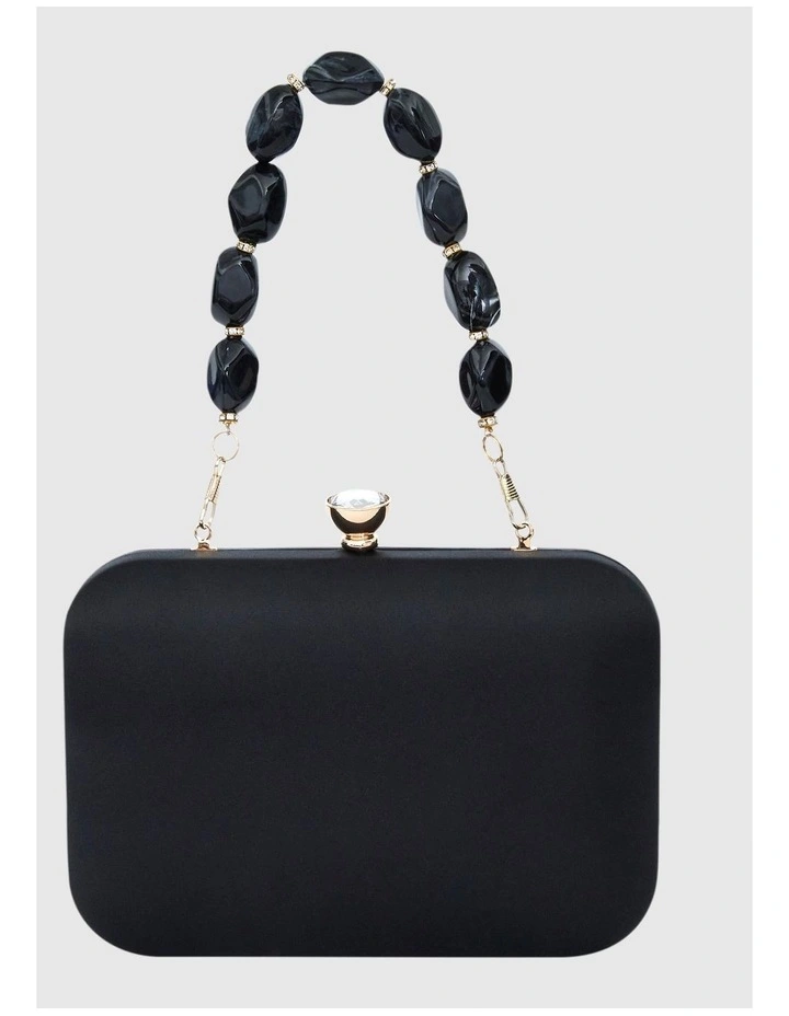 Kaela Evening Bag in Black image 3
