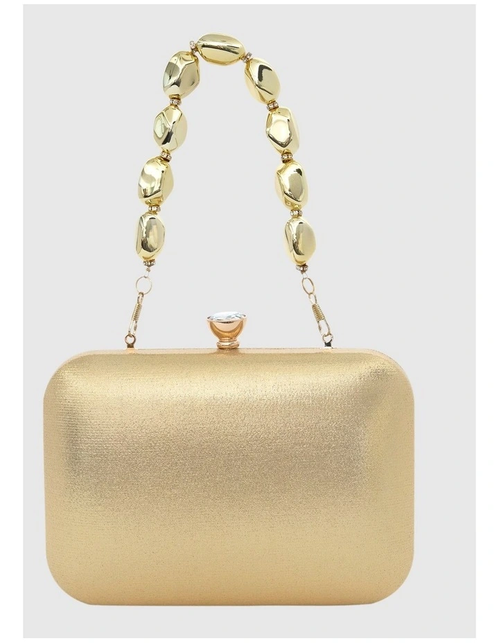 Kaela Evening Bag in Gold image 3