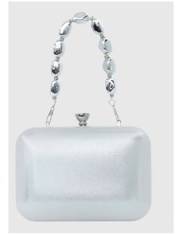 Kaela Evening Bag in Silver image 3