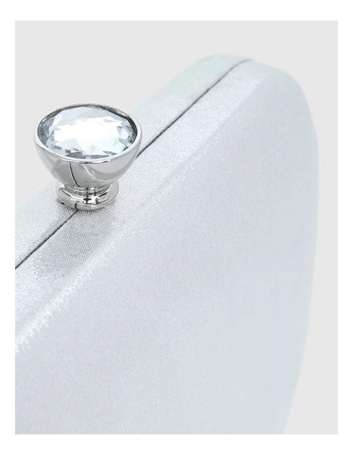Kaela Evening Bag in Silver image 5