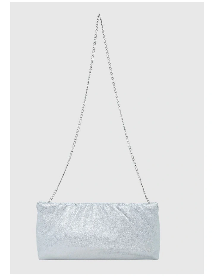 Thea Evening Bag in Silver image 2