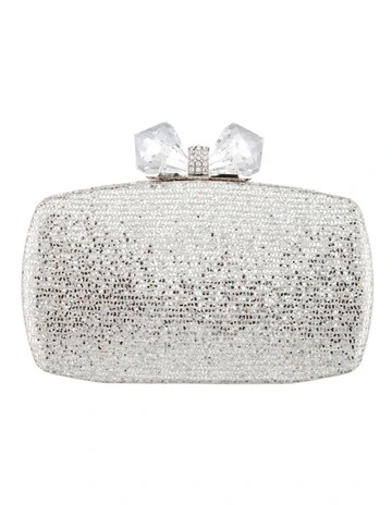 Felice Silver Glitter Bag