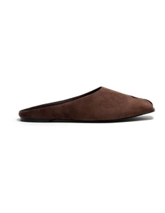 Sofia Mule In Chocolate