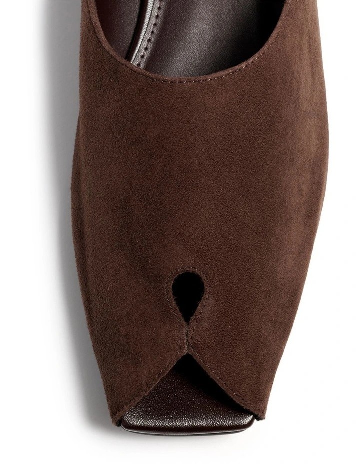 Sofia Mule In Chocolate image 4