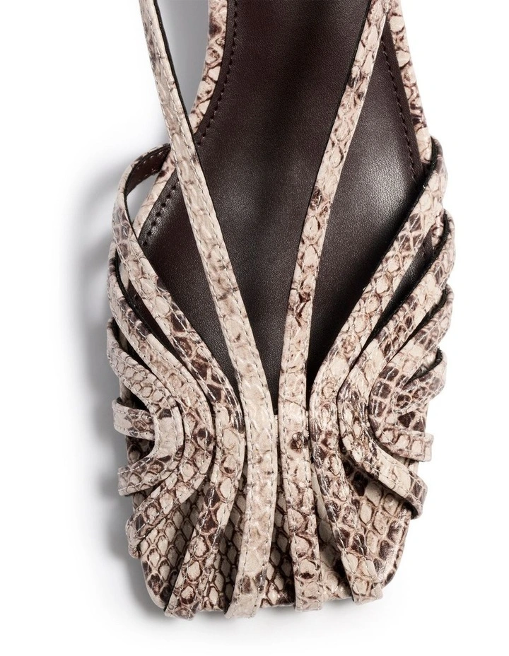Jemima Sandal In Snake image 4