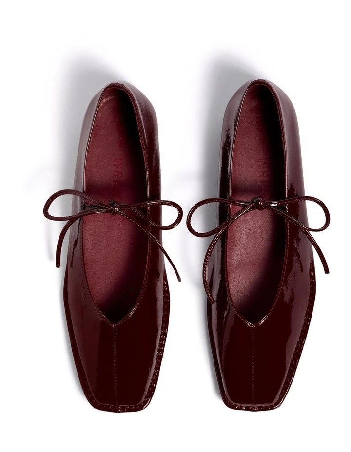 Elm Ballet Flat In Burgundy image 3