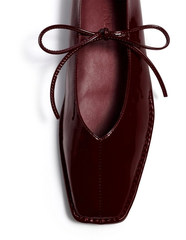 Elm Ballet Flat In Burgundy image 4