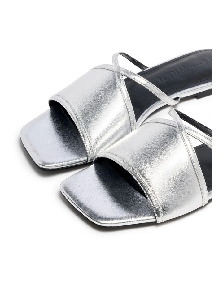 Ainsley Sandal In Silver image 4