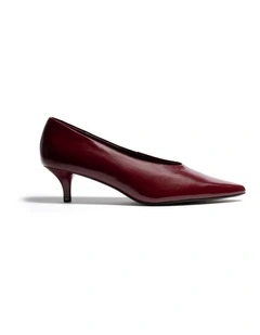 Bhodie Pump In Burgundy