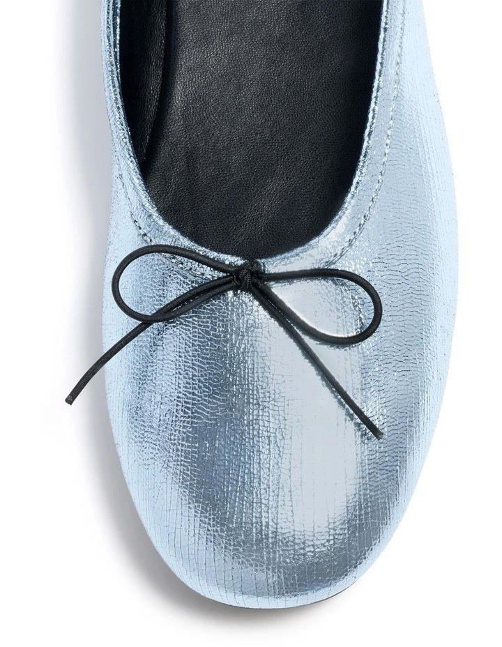 Arabella Ballet Flat In Blue image 4