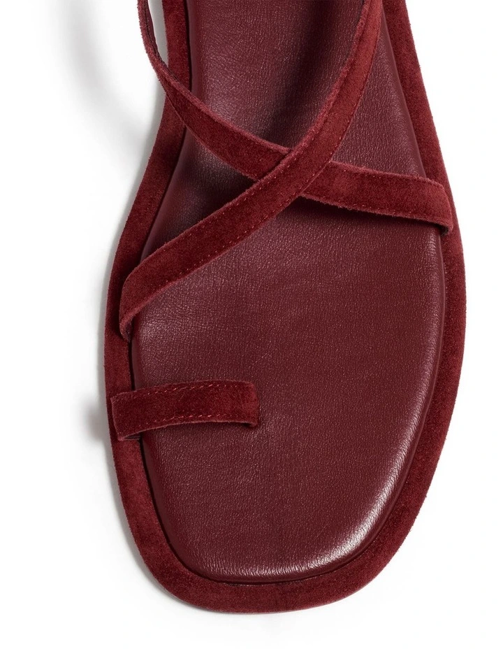 Kendal Sandal In Deep Cherry image 4