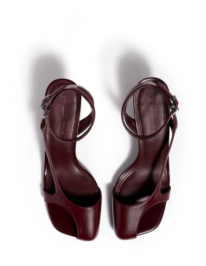 Amelia Sandal In Burgundy image 3